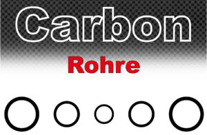 Tube en carbone ronde