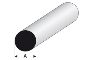 Profile en plastique tige ronde Ø 4,5mm