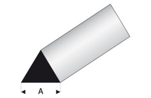Profile en plastique triangle 60° / 2mm