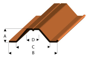 Profile en plastique palplanche H0 (1:87)
