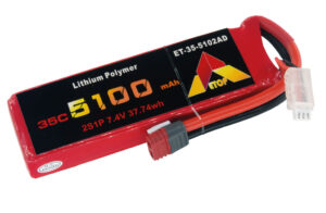 Accu LiPo ETOP - 2S (7,4V) - 5100mAh - 35C