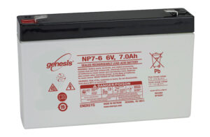 Batterie au plomp Genesis - 7Ah / 6 Volt