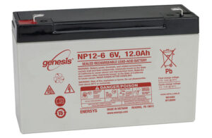 Batterie au plomp Genesis - 12Ah / 6 Volt