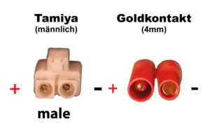Câble convertisseur Tamiya (m) - 4mm Goldstecker