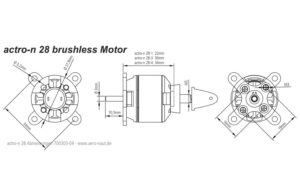 Moteur éléctrique actro-n 28-4-880 – Image 2