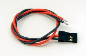 Prise Graupner/JR (m) avec câble silicone