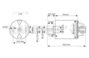 Moteur électrique pour bateaux RM 530 TRQ – Image 2