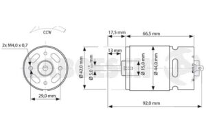 Moteur électrique pour bateaux RM 720 BB Turbo – Image 2