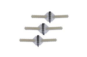 Charnière crayon, anti-rotation Ø 2.5 x 8 x 33 mm