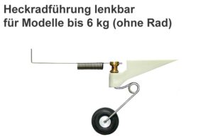 Support de roue arrière, dirigeable pour avion de 2 - 5 kg