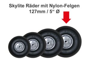 Roue Skylite avec jante Nylon Ø 127,0 mm