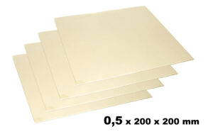 Feuille de laiton 0.5 mm