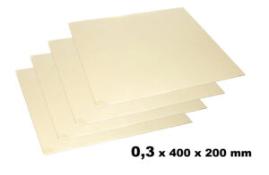 Feuille de laiton 0.3 mm