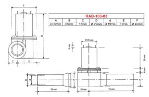 Propulseur avec moteur él. RM 410 moteur Ø 22 mm – Image 2