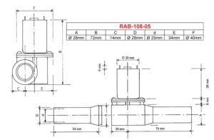 Propulseur avec moteur él. RM-410 moteur Ø 28 mm – Image 2