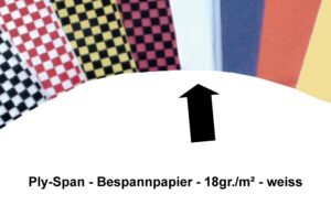 Papier de couverture Ply-Span ca 18gr