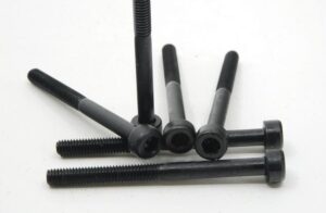 VIS BTR à tête cylindrique acier, avec axe lice M3 x 35mm