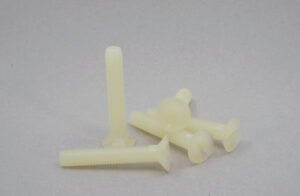 Vis à tête fraisée (TF), fendue nylon M3 x 20mm
