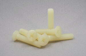 Vis à tête fraisée (TF), cruciforme nylon M3 x 20mm