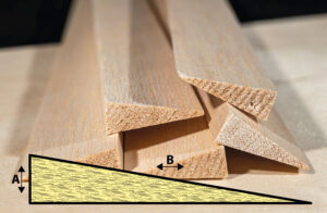 Bord de fuite en balsa 5 x 20 mm