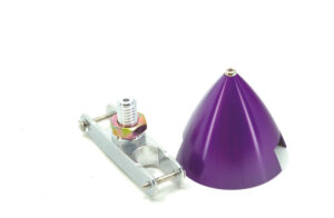 Nez d'hélice alu Ø 35mm avec cône de serrage 3.2mm / racine de pales 8mm – Image 2