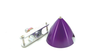 Nez d'hélice alu Ø 35mm avec cône de serrage 3.2mm / racine de pales 8mm – Image 3