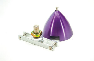 Nez d'hélice alu Ø 45mm avec cône de serrage 4mm / racine de pales 8mm – Image 3